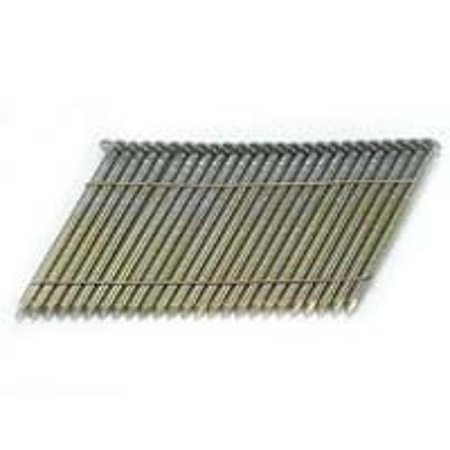 PRO-FIT Collated Finishing Nail, 2 in L, 15 ga, Electro Galvanized, Brad Head, 25 Degrees 635130